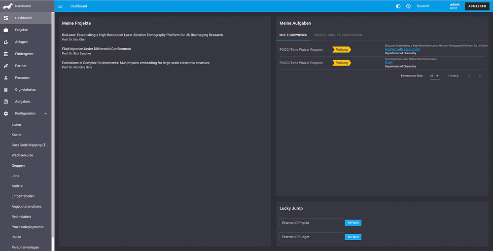 Dashboard (Dark mode)